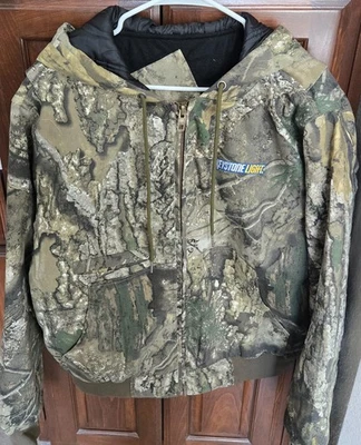 NWOT - Keystone Light x Realtree Jacket Size Medium (M) Camouflage Design, Lined - Image 1 of 4