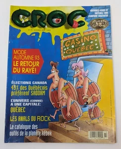 Croc #171 - Octobre 1993 - Humour Quebec (Sac/Carton) - Picture 1 of 14
