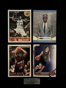 ¡Lote de jugadores de la NBA Miller! 4 tarjetas de baloncesto diferentes, sin duplicados - Imagen 1 de 2