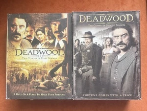 Deadwood The Complete First And Second Season DVDs 12 Discs Boxes W/ Some Wear - Picture 1 of 14