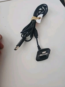 Microsoft Xbox 360 Play And Charge Kit Controller USB Charging Cable Plug OEM - Picture 1 of 4