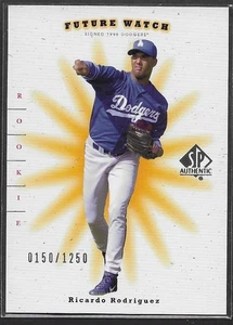 2001 SP Authentic #106 Ricardo Rodriguez FW RC #'d/1250 - Picture 1 of 2