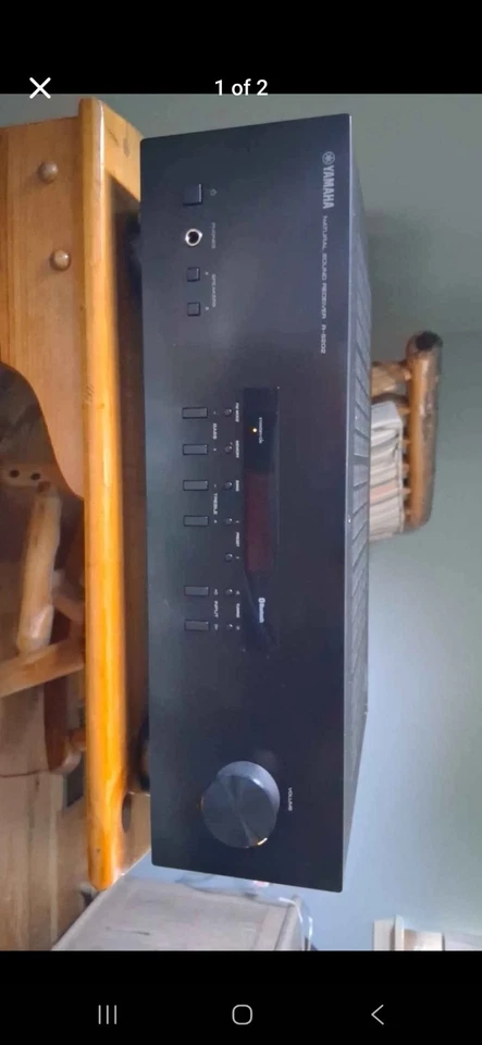 Yamaha R-S202 Natural Sound Stereo Receiver Black Original Box - Image 1 of 1