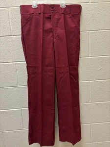 VTG 70s Golf Coach Ref Bball Sports Pants Mens 34x30 Made In USA Leisure MCM - Picture 1 of 9