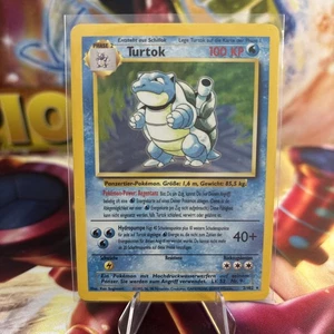 Pokemon: Blastoise Turtok Holo 2/102 Base Set German Pokémon 1999 - Picture 1 of 3