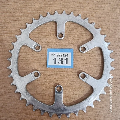 Vintage Spécialités TA Chainring 6 Arm x 80 Cyclotourist inner 3/32nd x 39t #131 - Image 1 of 3