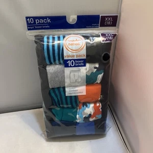 Paquete de 10 calzoncillos boxer ropa interior para niños talla XXL (18) - Imagen 1 de 19