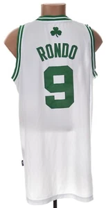 NBA BOSTON CELTICS 2012 BASKETBALL SHIRT JERSEY #9 RONDO ADIDAS SIZE L ADULT - Picture 1 of 9