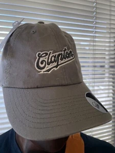 ERIC CLAPTON CAP 2021 -2022 USA / EUROPE TOUR OLIVE GREEN WITH STRAP BACK - Picture 1 of 5