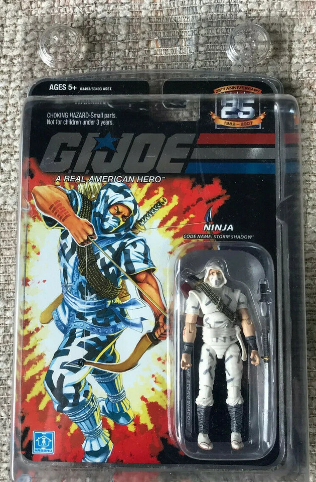 GI JOE 25TH ANNIVERSARY COBRA NINJA STORM SHADOWN STORMSHADOW MOC 2007 Foto 1 de 1