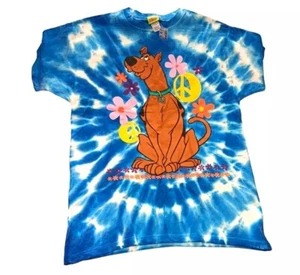 Camiseta De Colección DEADSTOCK Scooby-Doo Cartoon Network Azul Tie dye Gráfico XL NUEVA CON ETIQUETAS - Imagen 1 de 9