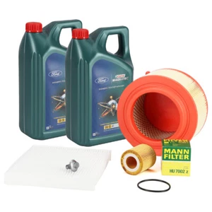 Filterset 3-tlg + 10L CASTROL 5W-30 Motoröl für FORD RANGER (TKE) 2.2/3.2 TDCi - Bild 1 von 6