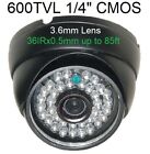 FP-3S116 600L CMOS 1/4" 36IR  3.6mm Lens Weatherproof CCTV Dome Camera