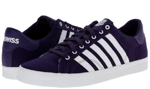 K-SWISS 53325-401 BELMONT SO T Yth's (Medium) marineblau/weiß Canvas Lifestyle Schuhe - Bild 1 von 7