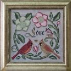 Cottage Garden Samplings Counted Cross-Stitch Pattern -Cgs40 Love