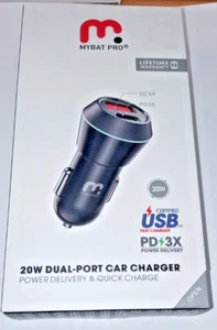 20W Car Charger With USB-C and USB-A Ports - Picture 1 of 5