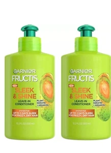 New Garnier Fructis Sleek and Shine Leave in Conditioning Cream, 20.4 fl oz. - Picture 1 of 2