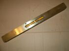 John Rabone & Sons Makers 380Mm / 14 15/16" Brass Topped Level - As Photo