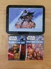 Star Wars Playing Cards (Villains, New Hope, ESB, Prequel) 4 Decks New and Used