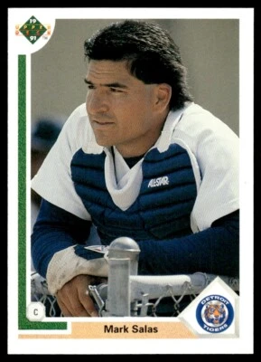 1991 Upper Deck #205 Mark Salas Detroit Tigers - Image 1 of 2