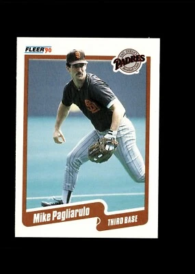 1990 Fleer - #163 Mike Pagliarulo - Image 1 of 2