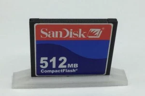 SanDisk 512 MB CompactFlash Memory Card (SDCFB-512-A10) - Picture 1 of 2