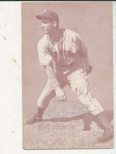 Bill Voiselle Giants Signed Exhibit Card JSA auction lettter