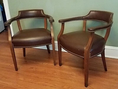 Juego de 2 sillones vintage con respaldo redondo Foto 1 de 4