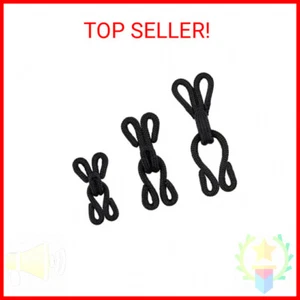 60 Sets Large Covered Sewing Hooks and Eye Closure Jewelry Books Crafts Latch fo - Picture 1 of 2