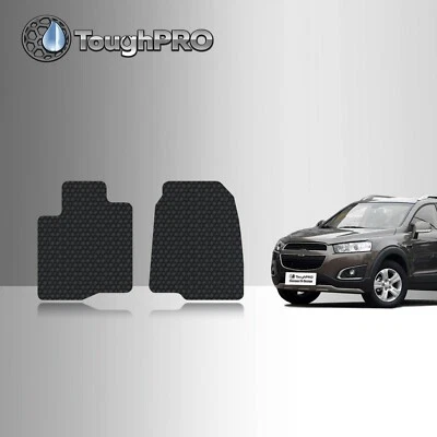 ToughPRO 前垫黑色适用于雪佛兰 Captiva 全天候定制适合 2012 - 2015 — 第 1/4 张图片