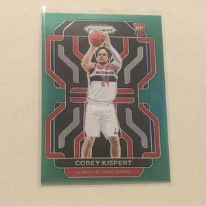 Corey Kispert 2021 Panini Prizm Green #275 Rookie Wizards - Picture 1 of 3