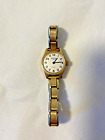 BWC Swiss Dresswatch Manual Winding Vintage Retro Gold Wristwatch Women