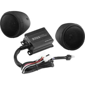Boss MCBK420B All-Terrain 3" Full Range Speakers & 600W Amplifier System (Black) - Picture 1 of 2