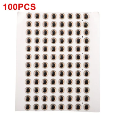 100pcs Pesca Occhi 3D Olografico Esche Artificiali Jig Mestieri 6/8/10/12mm - Immagine 1 di 4