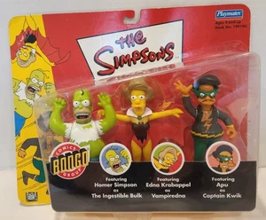 Playmates Simpsons Bongo Homer Ingestible Bulk Vampiredna Captain Kwik Apu New - Picture 1 of 4