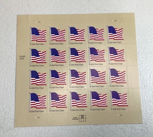 U.S. Postage Stamps #4130 American Flag 1st Class (41c) Full Sheet 20 Stamps MNH - Picture 1 of 2