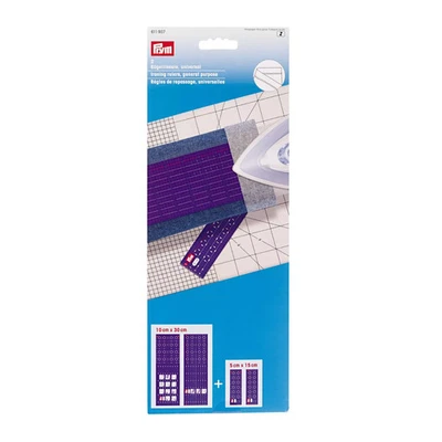 Prym Ironing Ruler Set - Universal Heat Resistant Rulers (2pcs) Sewing Quilting