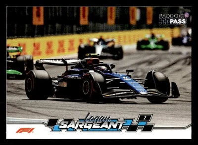 2024 Topps Paddock Pass Formula 1 #50 Logan Sargeant card - Image 1 of 2