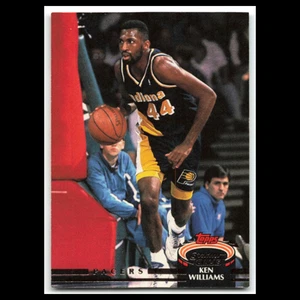 Ken Williams #296 1992 Topps Stadium Club Indiana Pacers Basketball Card NBA NM - Picture 1 of 3