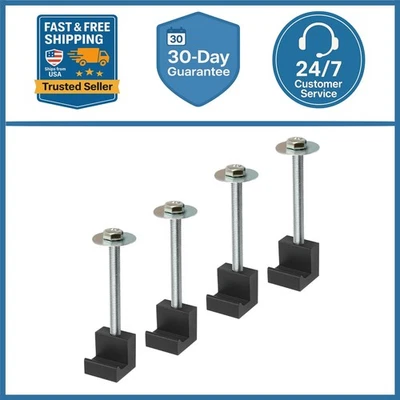 Kit de montaje de caja de herramientas para camión de 4 piezas - Caja de herramientas cruzada con gancho J mejorada se adapta a... Foto 1 de 4