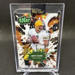 2025 Wild Card Brett Favre Orange /8 Green Bay Packers - Imagen 1 de 2