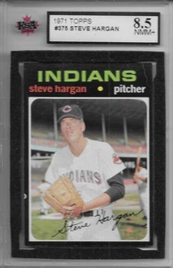 1971 TOPPS BASEBALL Steve Hargan #375 KSA 8.5 NMM+ Cleveland Indians - Picture 1 of 2
