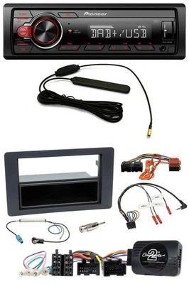 Pioneer MP3 DAB 1DIN Lenkrad USB Autoradio für Saab 9-5 YS3E Facelift 2005-2011 - Bild 1 von 4