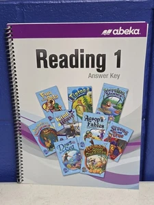 ABeka Reading 1 Answer Key 1st Grade Teacher Key Book Homeschool 1st Grade - Picture 1 of 2