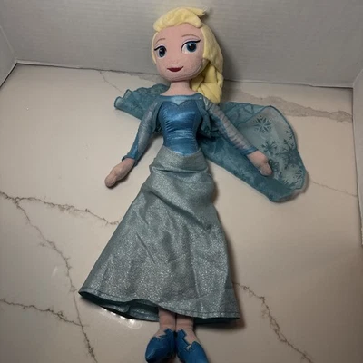 Disney Store Frozen Elsa Plush Doll 20” tall Stuffed Toy - Image 1 of 4