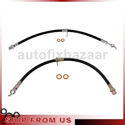 Línea de freno de manguera hidráulica de freno delantero 2 para Toyota Highlander 3,0 L 2,4 L Foto 1 de 4