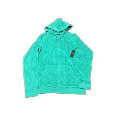 Diamond Supply Co. Zip Up Hoodie Sweatshirt Size X Small XS Teal Turq NWT In Bag - Image 1 of 4