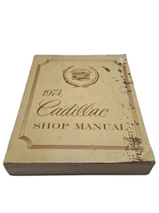 Original 1974 Cadillac Service Shop Manual 74 Eldorado Fleetwood DeVille Calais - Bild 1 von 8
