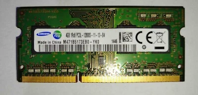 Memory: Samsung SODDIM 4GB DDR3 - Image 1 of 2
