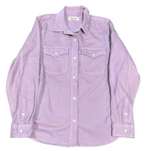 Madewell Oversized Utility Hemd mit Knopfleiste in Lavendel Größe M Lavendel | 01 - Bild 1 von 6